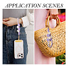 Hand-woven Flower Pendant Decorations KEYC-TAC0009-02KCG-03-6