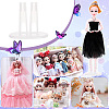 Plastic Doll Stands ODIS-WH0038-98A-6