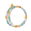 Electroplate Glass Beads Strands EGLA-P065-01A-04-2
