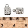 Non-Tarnish 304 Stainless Steel Cord Ends STAS-Z084-07P-03-3