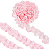 5 Yards Polyester Ruffled Trimming Lace Ribbon OCOR-WH0091-76B-1