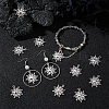 70Pcs Tibetan Style Alloy Sun Pendants FIND-UN0004-26-2