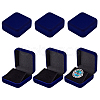 Flocking Plastic Badge Storage Box LS-CON-WH0105-04A-1