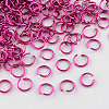Anodized Aluminum Open Jump Rings ALUM-R005-0.8x6-05-1