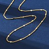 Brass Curb Chains Necklaces for Women NJEW-D302-09G-4