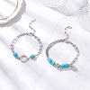 2Pcs 2 Styles 304 Stainless Steel Multi-layered Bracelets BJEW-JB12234-1