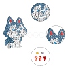 DIY Diamond Painting Keychain Kits DIY-WH0166-39-4