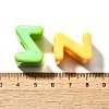 UV Plating Opaque Acrylic European Beads SACR-Z007-01Z-3