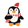 Christmas Theme Penguin Shape Paper Candy Lollipops Cards CDIS-I003-02-3