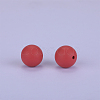 Round Silicone Focal Beads SI-JX0046A-94-5