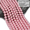Eco-Friendly Glass Pearl Beads Strands HY-A008-8mm-RB109-2