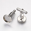 Tarnish Resistant 304 Stainless Steel Cuffinks STAS-G187-23P-12mm-2