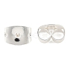 Brass Earring Nuts KK-H258-19S-2
