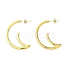 Ion Plating(IP) 304 Stainless Steel Stud Earrings EJEW-H009-01G-04-1
