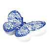 Printed Opaque Acrylic Beads MACR-R004-02H-2