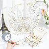 1 Set Wedding Guest Book Alternative AJEW-CP0005-27-3