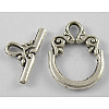 Tibetan Style Alloy Toggle Clasps LS-LF1009Y-1