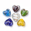 Handmade Gold Sand Lampwork Beads LAMP-R138-02-1