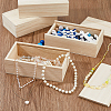Rectangle Unfinished Wood Gift Storage Box CON-WH0094-38A-5