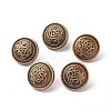 Plastic Shank Button BUTT-WH0014-13D-AB-2