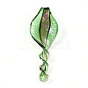 Handmade Gold Sand Lampwork Big Pendants LAMP-T023-09C-1