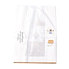 Rectangle with Bread Pattern Paper Baking Bags CARB-K0001-01B-3