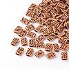 Imitation Wood Acrylic Beads SACR-Q186-39-1