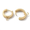 201 Stainless Steel Huggie Hoop Earrings Findings STAS-A167-01T-G-2