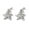 Brass Micro Pave Clear Cubic Zirconia Pendants KK-S367-15B-1