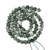 Natural Green Spot Jasper Beads Strands G-H087-C01-01-3