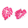 Spray Painted Iron Stud Earring Findings IFIN-N008-019-B01-1