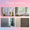 Waterproof Reflective Plastic Mirror Stickers DIY-WH0668-002-3
