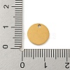 Ion Plating(IP) 304 Stainless Steel Pendants FIND-M017-02G-P-3