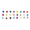 24 Colors Transparent Crackle Glass Beads CCG-JP0001-01C-3