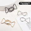 12Pcs 3 Colors Alloy Belt Buckles FIND-OC0002-91A-4