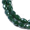 Opaque Solid Color Electroplate Glass Beads Strands LS-EGLA-N013-P6mm-B04-3