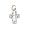 Brass Micro Pave Cubic Zirconia Pendants KK-G544-20P-1