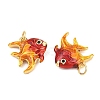 Brass Enamel Pendants KK-CBA3297-05B-G04-2