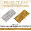 2 Cards 2 Colors Sparkle Polyester Ribbons OCOR-WR0001-32-2