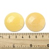 Natural Yellow Jade Cabochons G-C115-02B-31-3