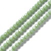 Faceted(32 Facets) Glass Beads Strands EGLA-J042-36B-10-1