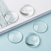 Transparent Glass Cabochons GGLA-R026-35mm-8