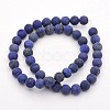 Natural Lapis Lazuli Round Beads Strands X-G-D660-8mm-2