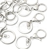 10Pcs Alloy Split Key Rings KK-YW0002-01P-3