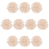 10Pcs Plastic Imitation Pearl Half Round Beads DIY-FG0010-45-1