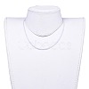 Natural Blue Lace Agate Beaded Necklaces NJEW-JN02492-04-4