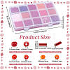 15 Styles Glass Seed & Bugle Beads SEED-PA0001-14E-2