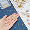 80Pcs 2 Colors Brass Bead Frames KK-PH0002-60-7