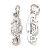 Brass Micro Pave Cubic Zirconia Pendants KK-Q775-04P-1