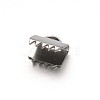 Tarnish Resistant 304 Stainless Steel Ribbon Crimp Ends STAS-G130-11A-1